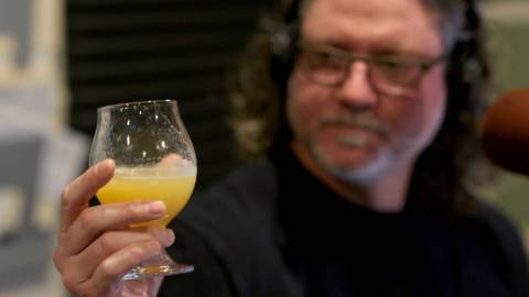 Meet the titan of beer-brewing broadcasting, coming to you live from a Concord taproom