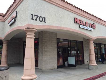 exterior of hello pho restaurant