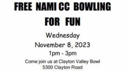 NAMI CC Free Bowling for Fun