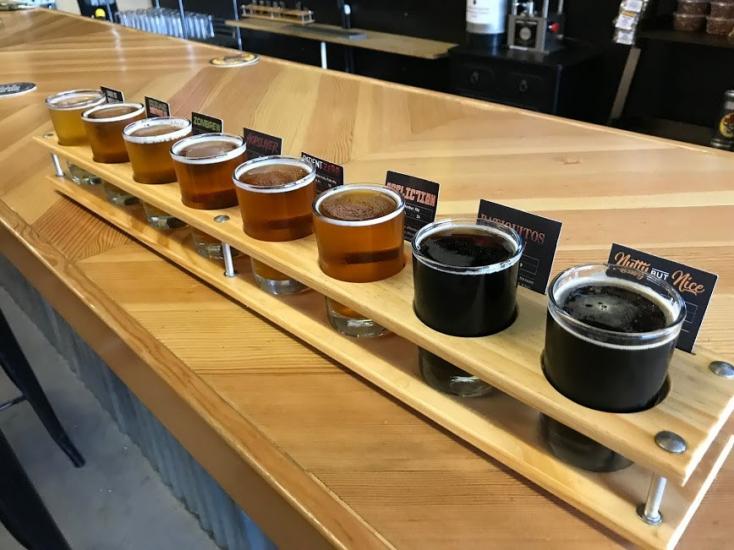 assortment of beer styles