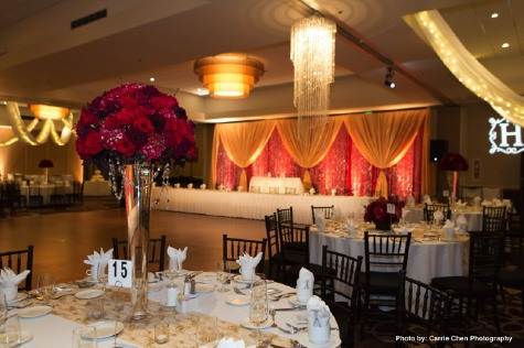 hotel ballroom with dancefloor