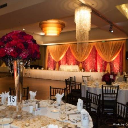 hotel ballroom with dancefloor