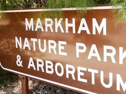 nature park road sign