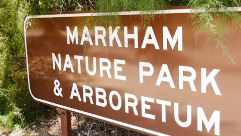 nature park road sign