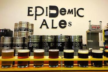 local brewery store room