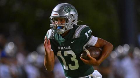 High school football: De La Salle romps past California