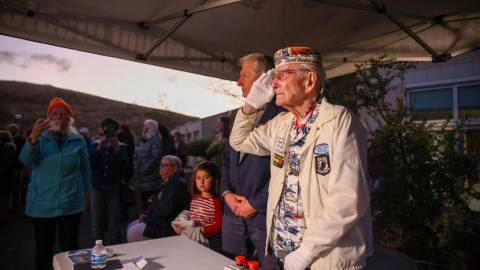 Mount Diablo beacon lit on 81st Pearl Harbor Remembrance Day
