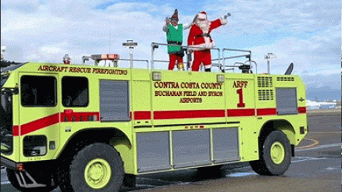 SANTA COMING TO BUCHANAN FIELD AIRPORT IN CONCORD