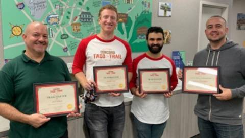 Diablo Gazette: Five Winners Tie in Concord Taco Trail Challenge